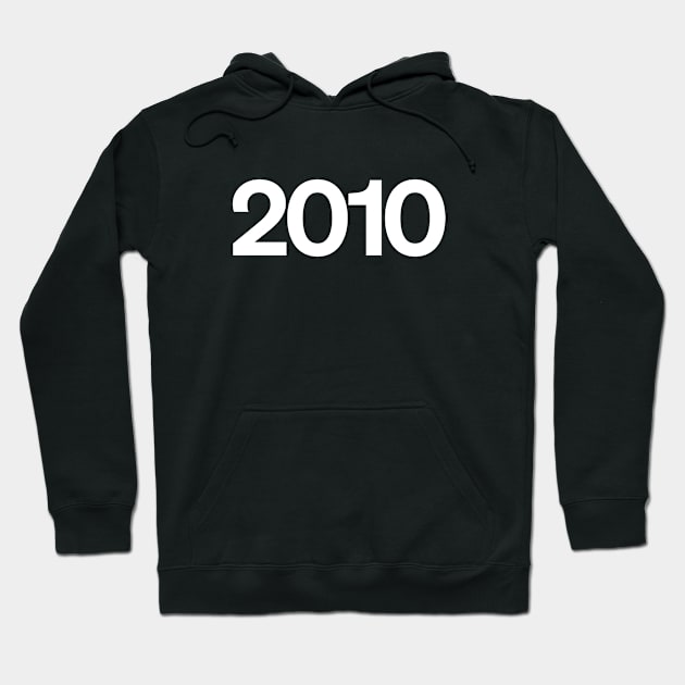 2010 Hoodie by Monographis